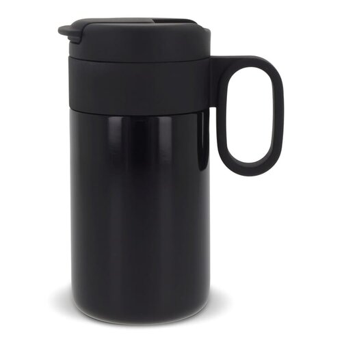 Toppoint Thermofles Flow met handvat 250ml LT98713 – compacte RVS drinkfles bedrukt met logo voor relatiegeschenken