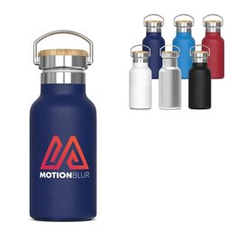 Toppoint Thermofles Ashton 350ml LT98881 – duurzame RVS drinkfles met poedercoating bedrukt met logo voor relatiegeschenken