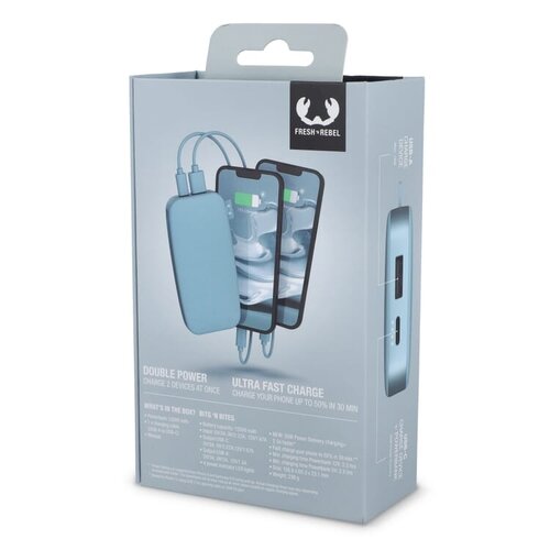 DeBle Fresh 'n Rebel Powerbank 12000mAh LT49402 bedrukken met logo