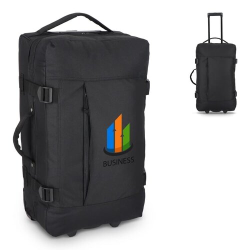 Toppoint trolley reistas 38L met wielen, duurzaam en personaliseerbaar – ideaal relatiegeschenk voor zakelijke reizen