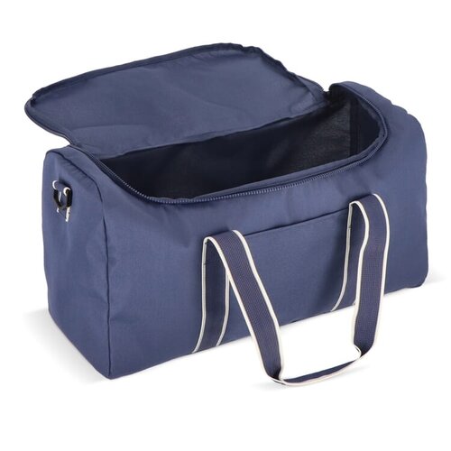 InSideOut R-PET duffle bag Koli, duurzame sport- en reistas van gerecycled materiaal – milieuvriendelijk relatiegeschenk met logo