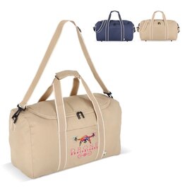 InSideOut R-PET duffle bag Koli, duurzame sport- en reistas van gerecycled materiaal – milieuvriendelijk relatiegeschenk met logo