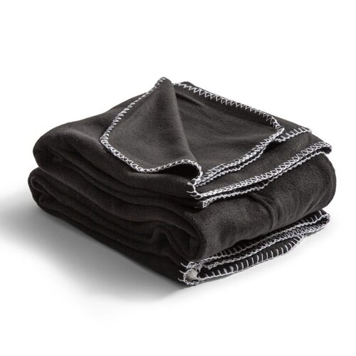 Nightingale fleece poncho LT54901 bedrukt met logo