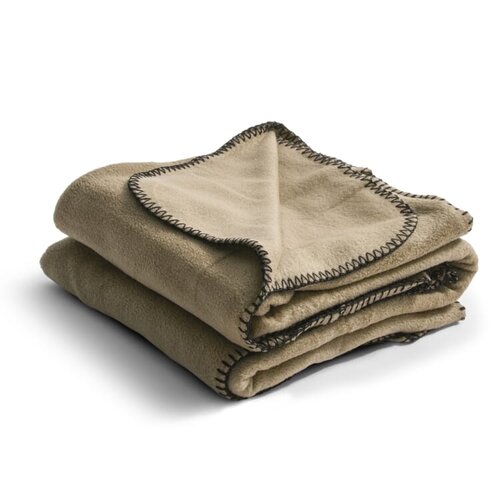 Nightingale fleece poncho LT54901 bedrukt met logo