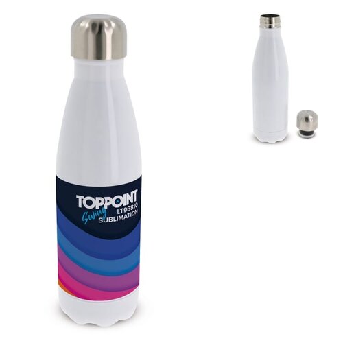 sublimatie thermofles Swing 500ml LT98810 full-colour bedrukt met logo – duurzaam relatiegeschenk