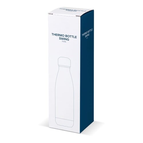 RVS thermofles Swing 750ml LT98803 bedrukt met logo – duurzaam relatiegeschenk