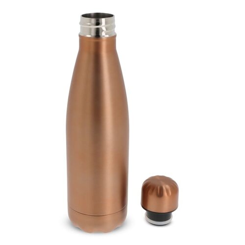 RVS thermofles Swing metallic edition 500ml LT98841 bedrukt met logo – luxe duurzaam relatiegeschenk voor bedrijven