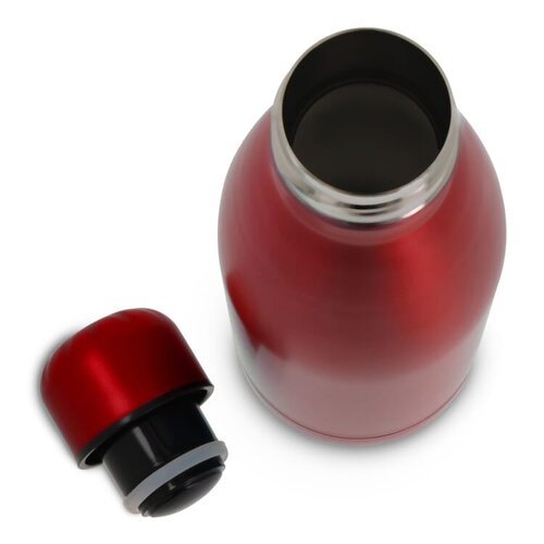 RVS thermofles Swing metallic edition 500ml LT98841 bedrukt met logo – luxe duurzaam relatiegeschenk voor bedrijven