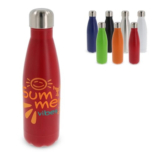 RVS thermofles Swing 500ml LT98807 bedrukt met logo – duurzaam relatiegeschenk voor bedrijven