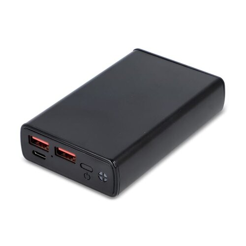 Stratos Powerbank Power Delivery 10000mAh LT95508 bedrukt met logo – technologisch relatiegeschenk voor bedrijven