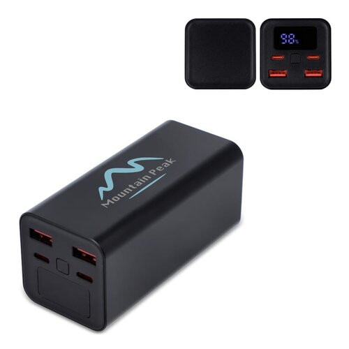 Stratos Powerbank 65W Power Delivery 20000mAh LT95509 bedrukt met logo – krachtig technologisch relatiegeschenk voor bedrijven