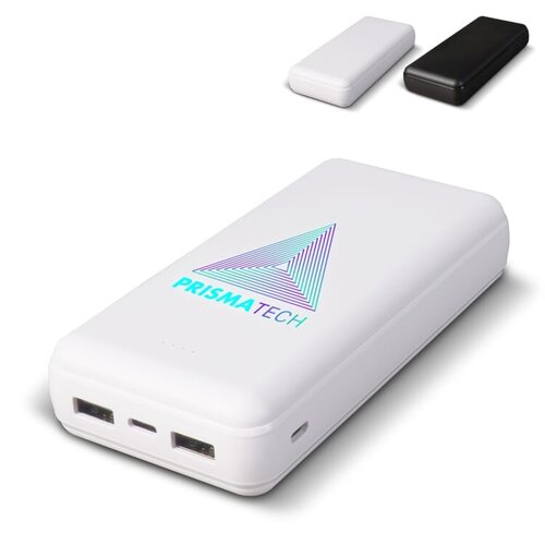 Elite Powerbank 16000mAh LT95098 bedrukt met logo – krachtig technologisch relatiegeschenk voor bedrijven