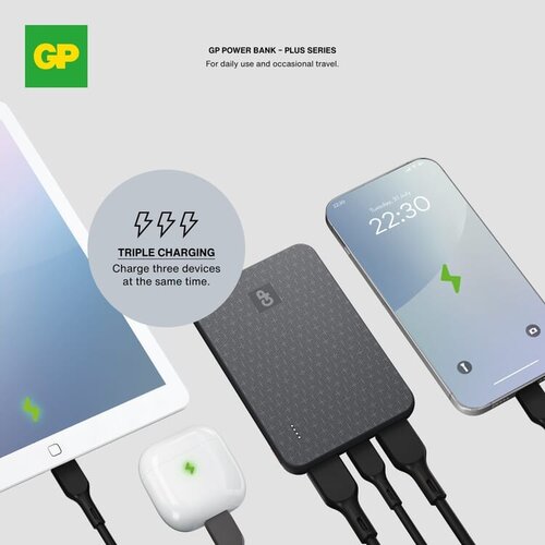 GP B+ Series powerbank 5000mAh LT45101 bedrukt met logo – betrouwbaar technologisch relatiegeschenk voor bedrijven