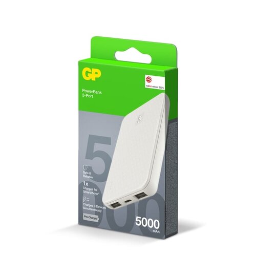GP B+ Series powerbank 5000mAh LT45101 bedrukt met logo – betrouwbaar technologisch relatiegeschenk voor bedrijven