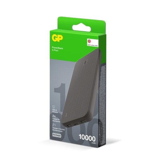 GP B+ Series powerbank 10000mAh LT45102 bedrukt met logo – betrouwbaar technologisch relatiegeschenk voor bedrijven
