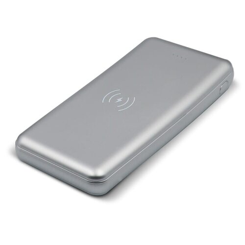 Elite Powerbank met draadloze oplader 8000mAh LT95096 bedrukt met logo – technologisch relatiegeschenk voor bedrijven