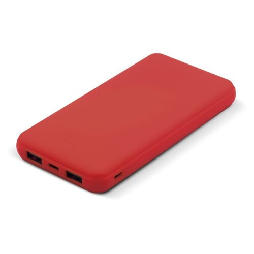 Elite Rubberized Powerbank 8000mAh LT95087 bedrukt met logo – stijlvol technologisch relatiegeschenk voor bedrijven
