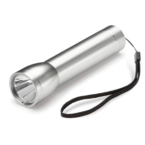 aluminium powerbank zaklamp 2200mAh LT91020 bedrukt met logo – multifunctioneel technologisch relatiegeschenk voor bedrijven