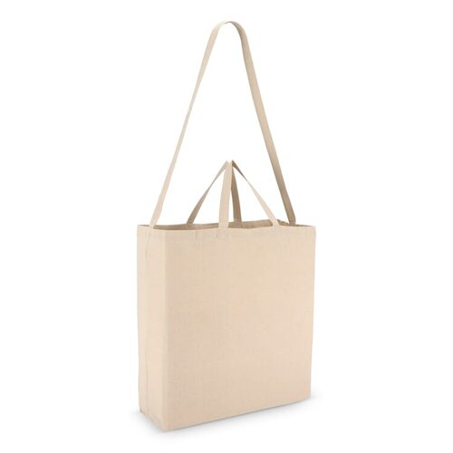 Katoenen tote OEKO-TEX® 220g, duurzame tas met schouderriem en handvatten – milieuvriendelijk bedrukt relatiegeschenk voor dagelijks gebruik