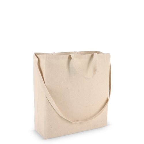 Katoenen tote OEKO-TEX® 220g, duurzame tas met schouderriem en handvatten – milieuvriendelijk bedrukt relatiegeschenk voor dagelijks gebruik