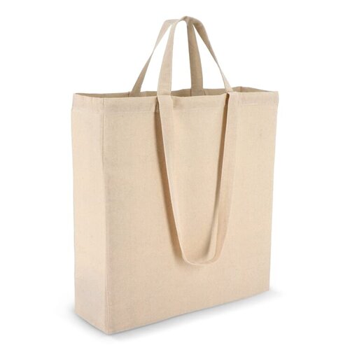 Katoenen tote OEKO-TEX® 140g naturel, duurzame tas met handvatten – milieuvriendelijk bedrukt relatiegeschenk voor retail en dagelijks gebruik