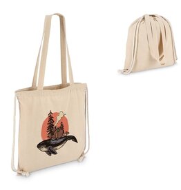 Katoenen rugzak tote OEKO-TEX® LT95380 bedrukken met logo