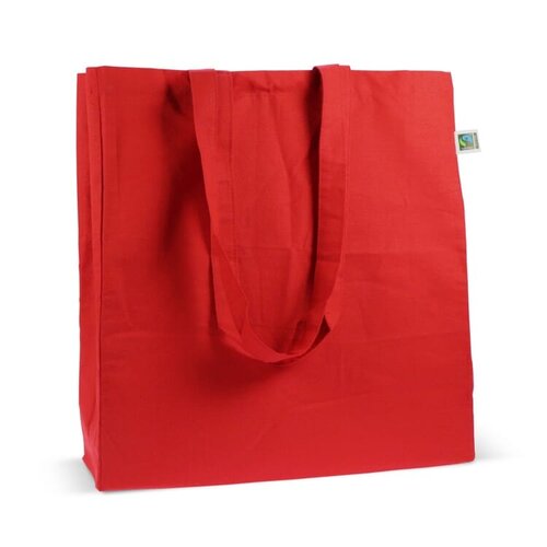 Fairtrade katoenen tas gekleurd LT95235 bedrukken met logo
