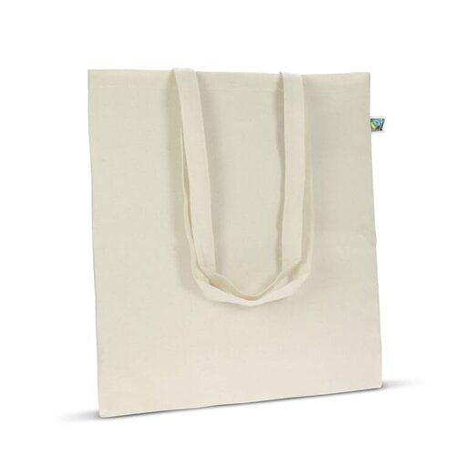 Fairtrade katoenen tas ecru LT95252 bedrukken met logo