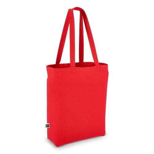 Fairtrade katoenen tas gekleurd 270g, stevige duurzame tas – ethisch bedrukt relatiegeschenk voor retail, events en promotie