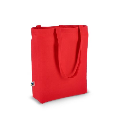 Fairtrade katoenen tas gekleurd 270g, stevige duurzame tas – ethisch bedrukt relatiegeschenk voor retail, events en promotie