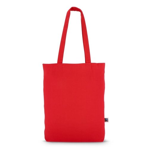 Fairtrade katoenen tas gekleurd 270g, stevige duurzame tas – ethisch bedrukt relatiegeschenk voor retail, events en promotie