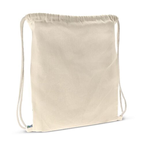 Fairtrade rugzakje ecru 140 g/m² LT95237 bedrukken met logo