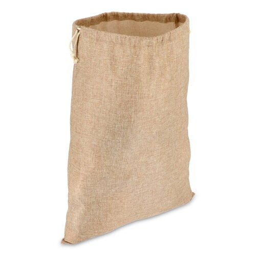 Jute-stijl geschenkzak 50x70cm, ruime herbruikbare cadeautas met koord – duurzame verpakking voor kerst- en relatiegeschenken