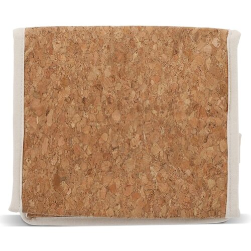 Kurk koeltas vierkant 22x18x18cm, duurzame compacte tas met draaghengsel – milieuvriendelijk bedrukt relatiegeschenk voor lunch en picknick