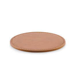 Ronde PU onderzetter MO2616 bedrukken met logo DeBle