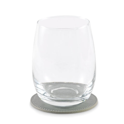 Ronde PU onderzetter MO2616 bedrukken met logo DeBle