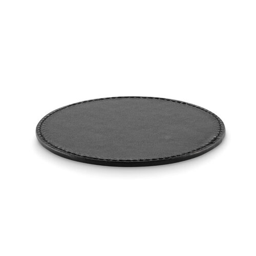 Ronde PU onderzetter MO2616 bedrukken met logo DeBle