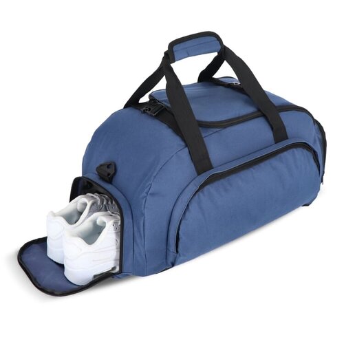 Karo R-PET sporttas rugzak 27L, duurzame multifunctionele tas van gerecycled PET – milieuvriendelijk bedrukt relatiegeschenk voor sport en reizen