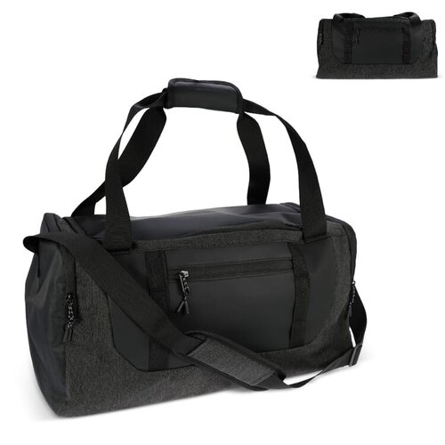 Weekend plunjezak Liam R-PET 30L, duurzame reistas van gerecycled PET – milieuvriendelijk bedrukt relatiegeschenk voor reizen en weekendtrips