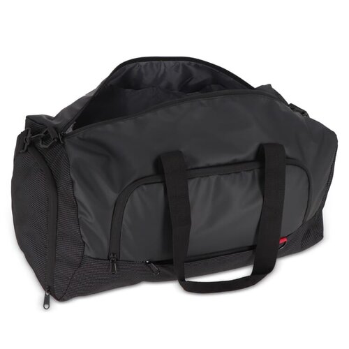 Weekend tas Maverick 27L, luxe reistas van jacquard en 600D met PU-coating – stijlvolle bedrukt relatiegeschenk voor reizen en werk