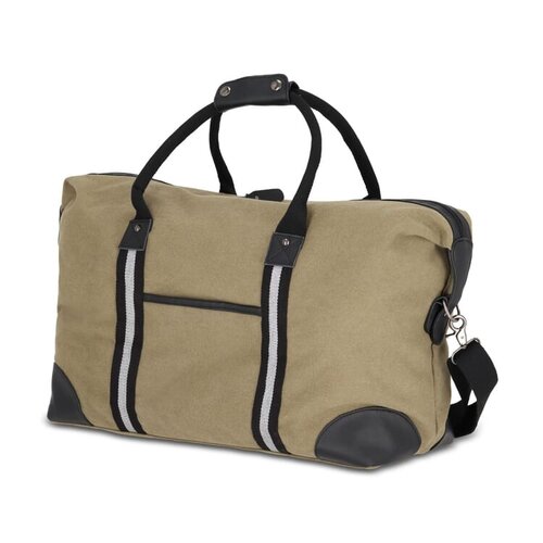 Gerecycled katoenen canvas weekendtas Harper - LT95299 Gerecycled katoenen canvas weekendtas Harper - LT95299