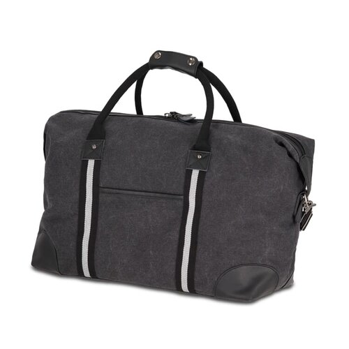 Gerecycled katoenen canvas weekendtas Harper - LT95299 Gerecycled katoenen canvas weekendtas Harper - LT95299