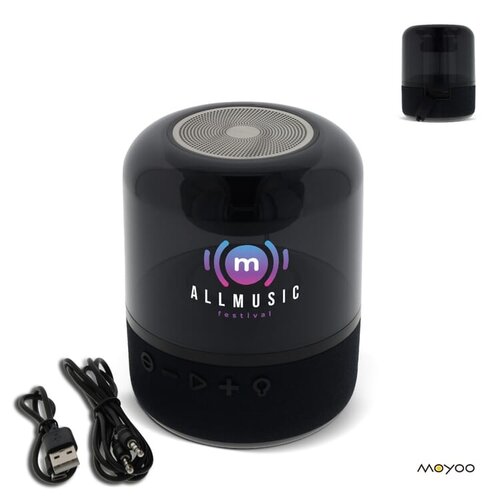 Moyoo Smokey Dome speaker LT40734 met logo bedrukken DeBle