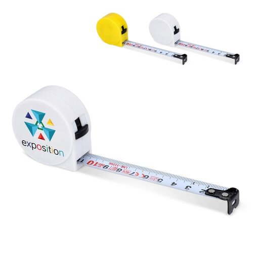 DimensionPro rolmaat 3 meter bedrukken met logo DeBle duurzaam meetlint NL BE