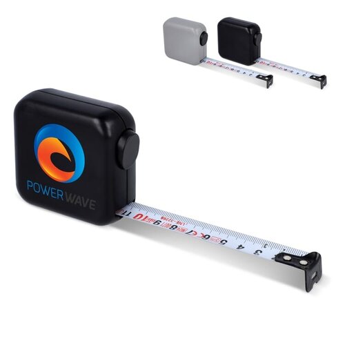 SizeSure rolmaat 5 meter bedrukken met logo DeBle duurzaam meetlint NL BE