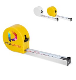 DimensionPro rolmaat 5 meter bedrukken met logo DeBle duurzaam meetlint NL BE