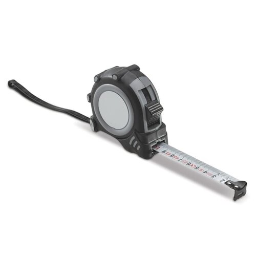 Fix rolmaat 5 meter bedrukken met logo DeBle meetlint met clip NL BE