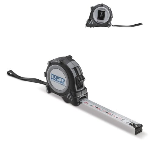 Fix rolmaat 3 meter bedrukken met logo DeBle meetlint met clip NL BE