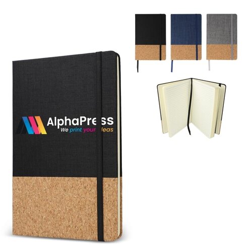 Notitieboek R-PET & kurk A5 - LT92085 Notitieboek R-PET & kurk A5 - LT92085