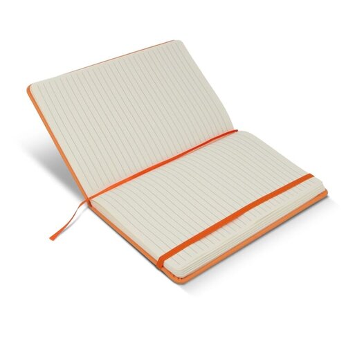 Duurzaam notitieboek R-PET/PU A5 met FSC-papier – luxe bedrukt relatiegeschenk van gerecycled materiaal voor kantoor en promotie